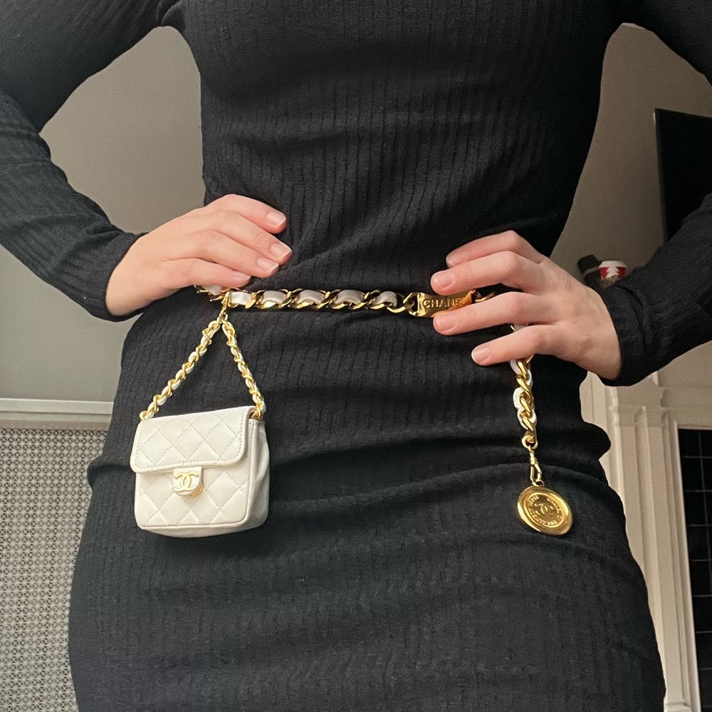 Chanel Micro flap belt bag